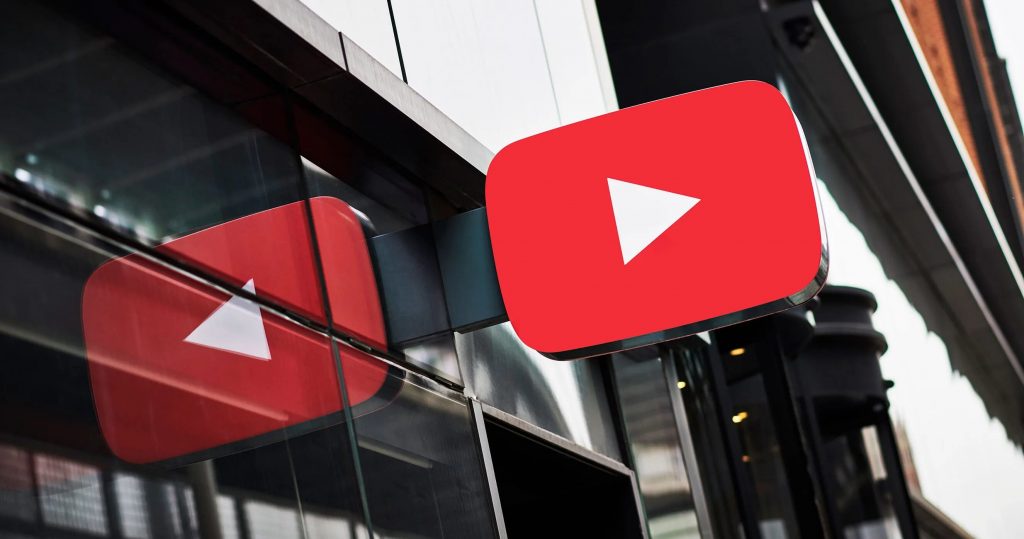 Cartel tienda YouTube