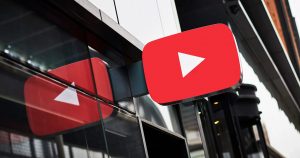 Cartel tienda YouTube