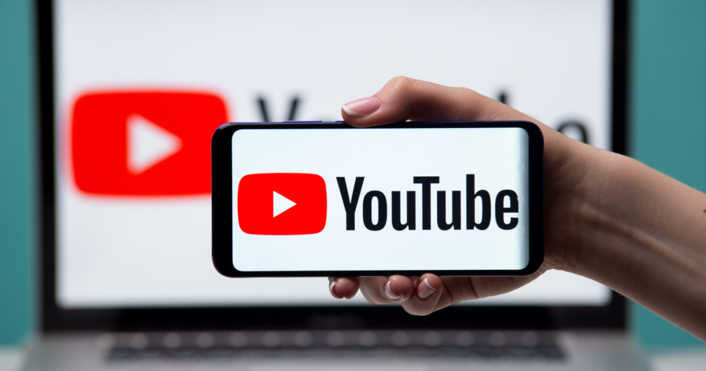 Pantalla inicio YouTube CMS