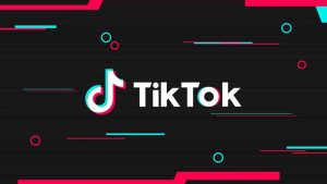 El logo de TikTok en un fondo del mismo estilo para hablar de la influencia de TikTok en la Industria Musical