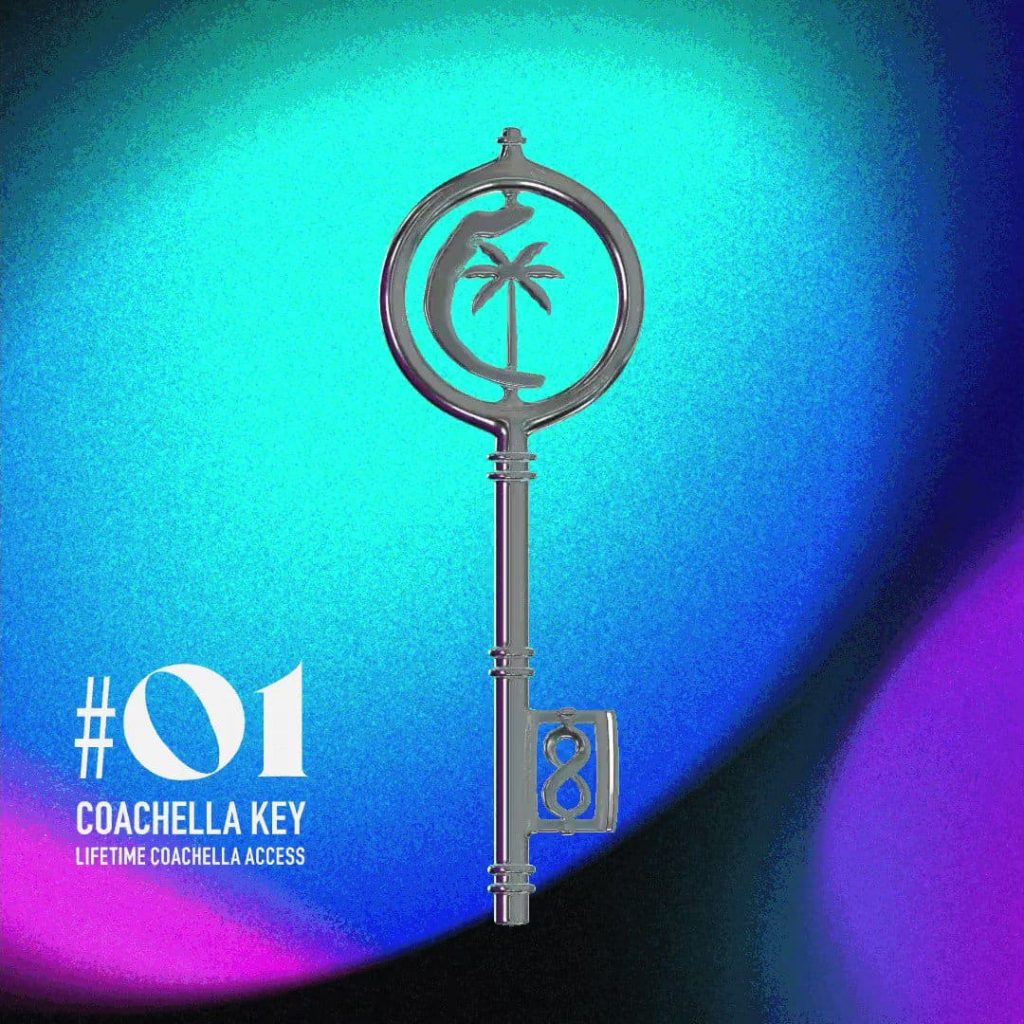 Entrada NFT para el festival de música Coachella